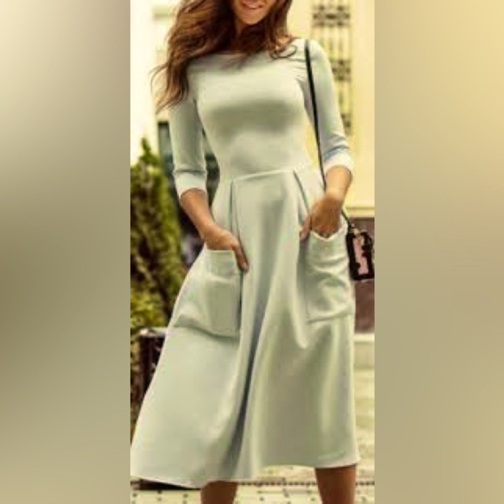 Elegant Gray Women's Dress